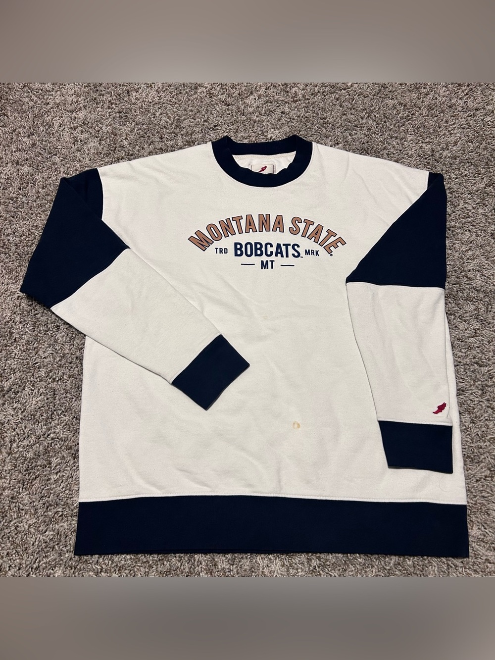 LEAGUE 91 MONTANA STATE BOBCATS VINTAGE STYLE CREWNECK SWEATSHIRT XL COZYCOLLEGE